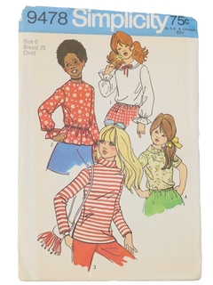 1970's Womens/Childs Pattern