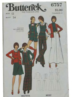 1970's Womens Pattern