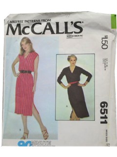 1970's Womens Dress Pattern