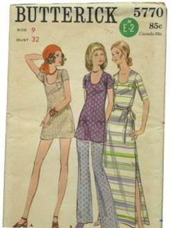 1970's Womens Dress Pattern