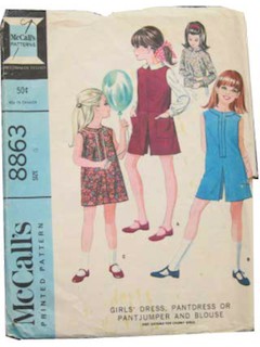 1960's Womens/Childs Pattern