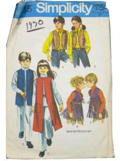 1970's Unisex Pattern