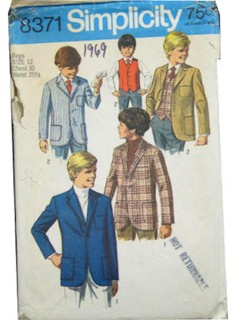 1960's Mens/Boys Pattern