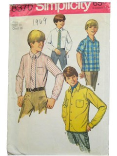 1960's Mens/Boys Pattern