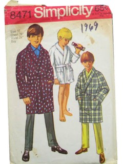 1960's Mens/Boys Pattern