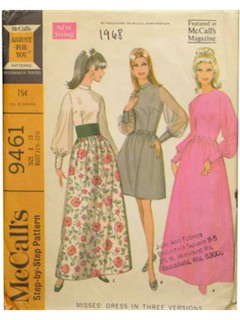 1960's Womens Dress Pattern