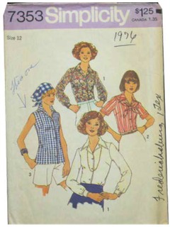 1970's Womens Pattern