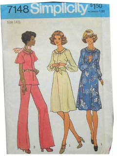 1970's Womens Dress Pattern