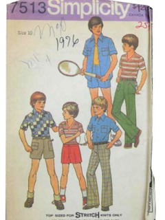 1970's Mens/Boys Pattern