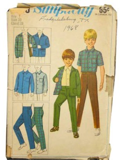 1960's Mens/Boys Pattern