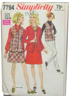 1960's Womens Pattern