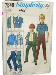 1960's Mens/Boys Pattern