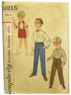 1950's Mens/Boys Pattern