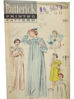 1950's Womens Pattern