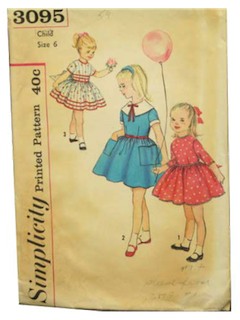 1950's Womens/Childs Pattern