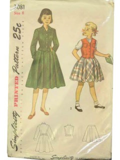 1950's Womens/Childs Pattern