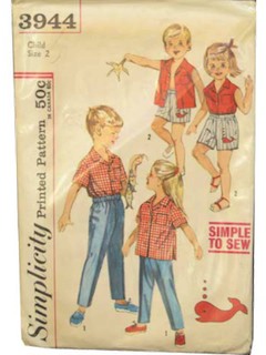 1960's Womens/Childs Pattern