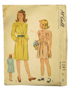 1940's Womens/Childs Pattern