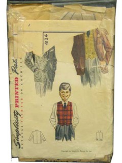 1940's Mens/Childs Pattern