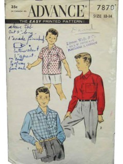 1940's Mens/Boys Pattern