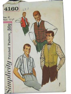 1960's Mens Pattern