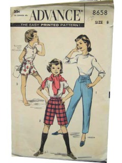 1950's Womens/Childs Pattern