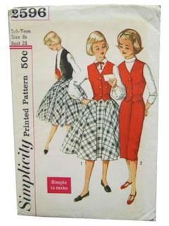 1950's Womens/Childs Pattern