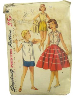 1950's Womens/Childs Pattern