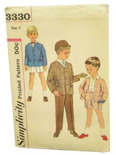 1960's Mens/Childs Pattern