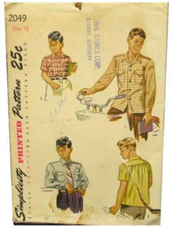 1950's Mens/Boys Pattern