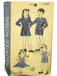 1950's Womens/Childs Pattern