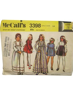 1970's Womens/Childs Pattern