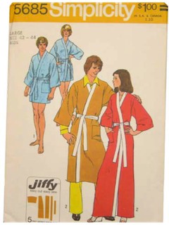 1970's Mens Pattern