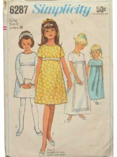 1960's Womens/Childs Sewing Pattern