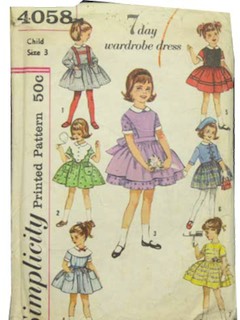 1960's Womens/Childs Sewing Pattern