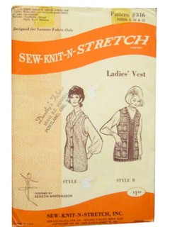 1960's Womens Sewing Pattern