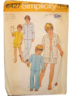 1970's Mens/Boys Pattern