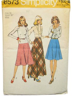 1970's Womens Pattern