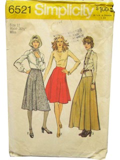 1970's Womens Pattern