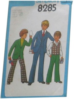 1970's Mens/Childs Sewing Pattern