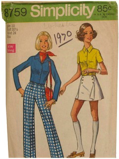 1970's Womans Pattern