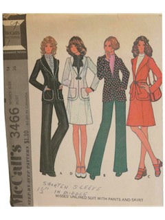 1970's Womans Pattern