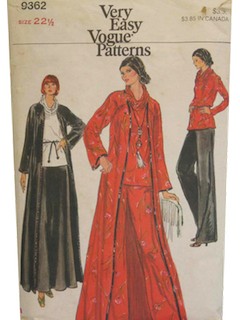 1970's Womans Pattern