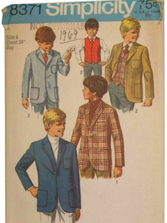 1960's Mens/Childs Pattern