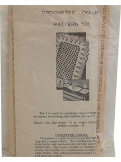 1940's Craft Pattern