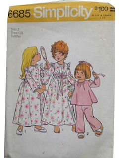 1970's Womens/Childs Pattern