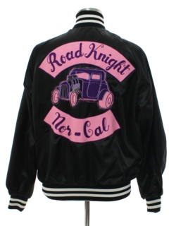 1980's Mens Car Club Baseball Style Jacket*