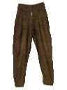 1980's Vintage Z. Cavaricci Pants: 80s -Z. Cavaricci- Mens brown with ...