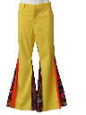 Retro Seventies Bellbottom Pants: 70s -No Label- Mens bright yellow ...