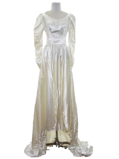 1950's Womens Wedding Gown Dress